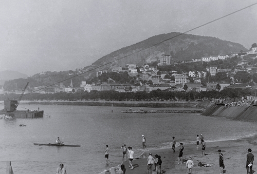 Praias de Santa Luzia e da Lapa, Rio de Janeiro, [1018-1922]. Foto Luciano Ferrez