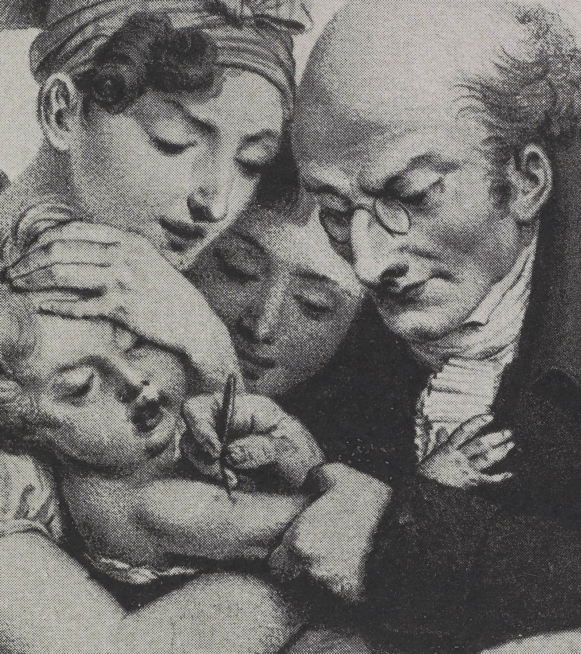 Vacinação contra varíola no início do século XIX, em gravura incluída no livro Os filhos de el-rei d. João VI, de Ângelo Pereira