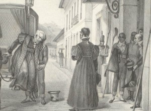 Desembargadores da Casa de Suplicação, em litografia do livro Viagem pitoresca, publicado em 1839, de Jean-Baptiste Debret