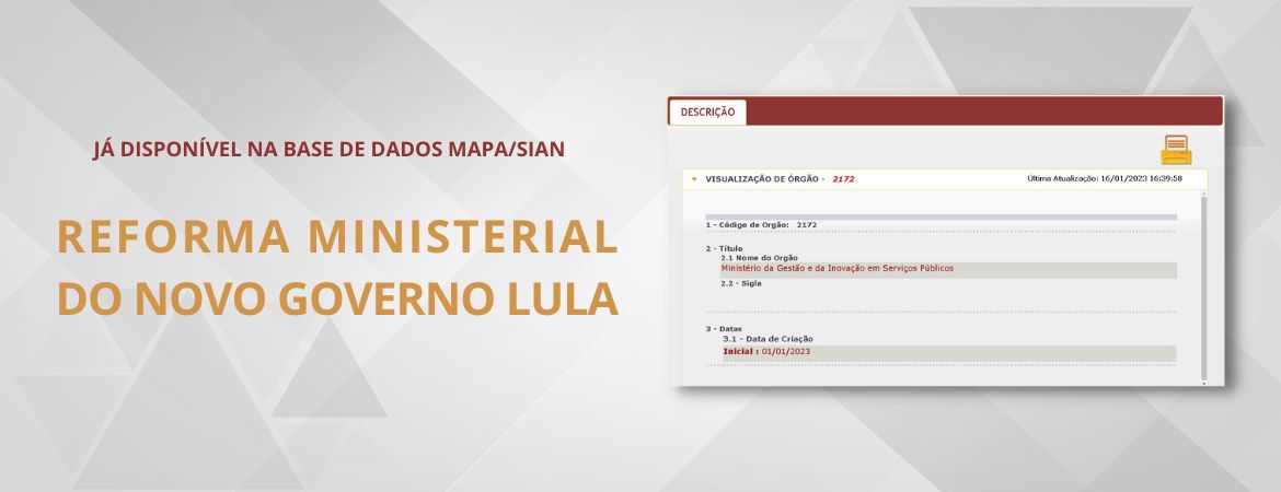 Reforma ministerial do novo governo Lula