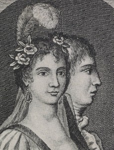Gravura anônima que retrata o casamento de d. Pedro Carlos e d. Maria Teresa, em 13 de maio de 1810
