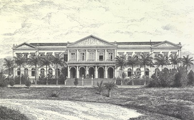 PrÃ©dio onde funcionou a Casa da Moeda do Brasil (1868-1983), que se tornou sede do Arquivo Nacional, apÃ³s sua restauraÃ§Ã£o em 2004. 